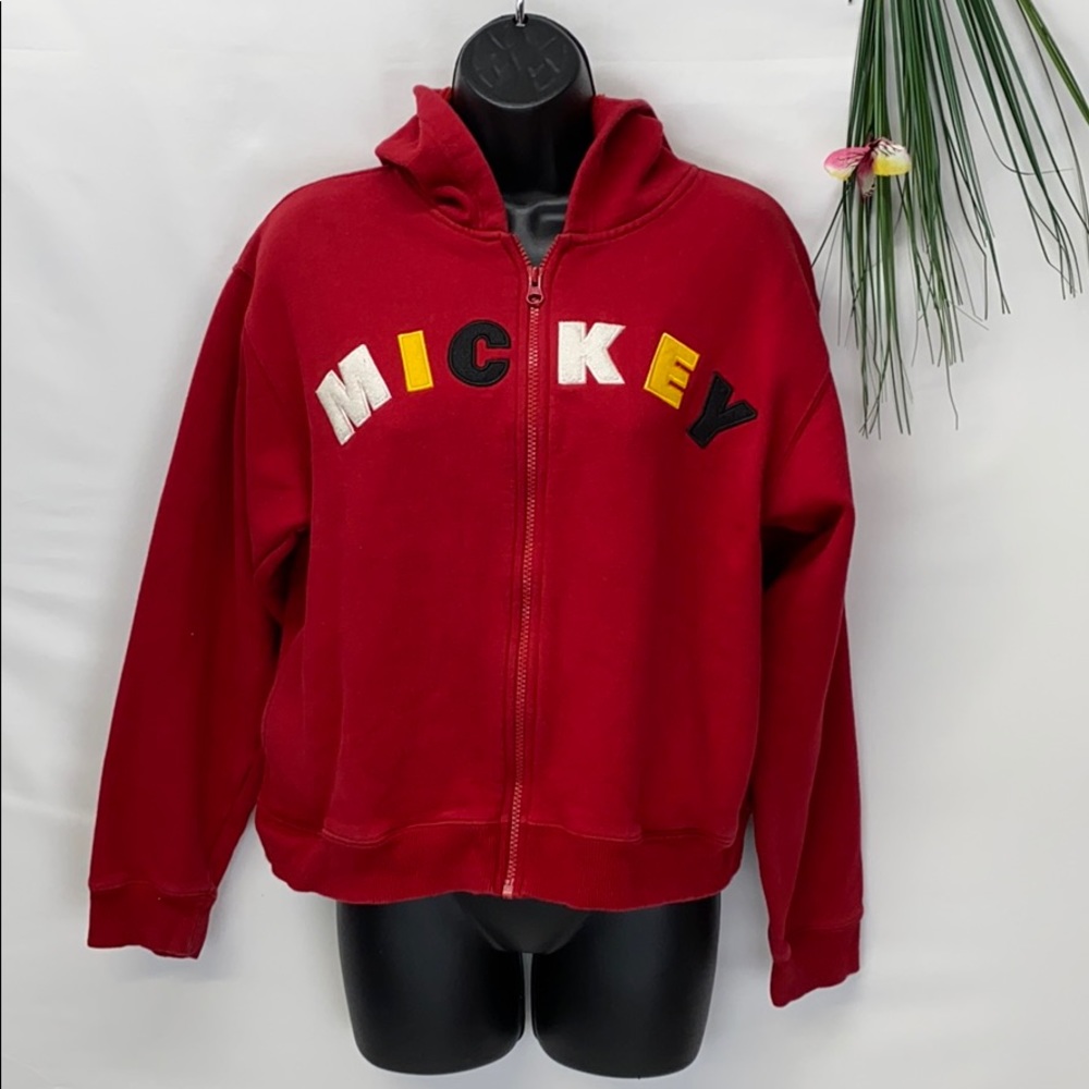 MICKEY Disneyland resort zip up sweater 14/16 XL